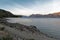 Lake Hawea located in the Otago Region of New Zealand