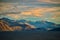 Lake Hawea Lookout In the evening, the sunlight hits the mountains and lakes, creating beautiful shadows at The Neck