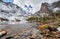 Lake Helene, Rocky Mountains, Colorado, USA.