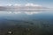 A lake in the Himalayas. Tibet, large lake in the highlands