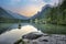 Lake Hintersee in Germany, Bavaria