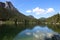 Lake Hintersee in Ramsau. National Park Berchtesgadener Land. Germany