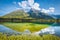 Lake Hintersee in summer, Bavaria, Germany