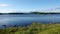 Lake Hornavan near Arjeplog in summer in Lapland, Sweden