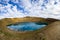 The lake inside Viti crater, Krafla caldera.
