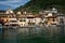 Lake Iseo, fishermen village Peschiera Maraglio on Monte Isola, Italy.