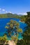 Lake at island Mljet in Croatia