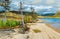 The lake of Jack London in the Magadan region