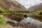 Lake in Jizev Jisev or Jizeu valley in Pamir mountains, Tajikist