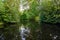 A lake in The Knoll, a small park in Hayes, Kent, UK