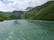 Lake Koman in Northern Albania