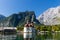 Lake Konigsee in Summer with St. Bartholomew church, Alps, Germany