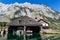 Lake Konigsee in Summer with St. Bartholomew church, Alps, Germany