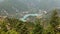 Lake Kremasta and Episkopi bridge in Karpenissi Greece