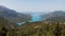 Lake Kremasta and Episkopi bridge in Karpenissi Greece