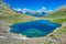 Lake Languard small alpine lake in the Rhaetian Alps in the Engadine valley