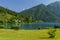 Lake of Ledro in Trentino at summer