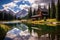 Lake Louise, Banff National Park, Alberta, Canada in summer, Emerald Lake In Crested Butte, Colorado, AI Generated