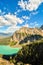 Lake Louise and Saddleback Mountain from the summit of Big Beehive, Banff, Alberta, Canada..