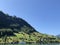Lake Lucerne, Switzerland Scenic View of the Side of the Mountain I