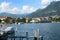 Lake Lugano City and Shoreline