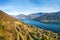 Lake Lugano viewed from Morcote, Canton Tessin, Switzerland