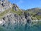 Lake lunersee in brandnertal Oostenrijk Pearl nature Mountain pure reflection water