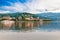 Lake Maggiore, Arona, Italy. Important tourist town on Lake Maggiore, Piedmont shore.