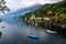 Lake Maggiore, boasts and cpart of city Ascona
