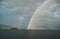 Lake Maggiore under the rainbow