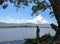 Lake Makat at ngorongoro crater in Tanzania