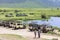 Lake Makat at ngorongoro crater in Tanzania