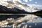 Lake Maligne, perfect reflection, British Colombia, Canada