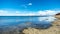 Lake Manasarovar , Blue sky cloud and sea lake