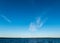 Lake Manitou Cirrus Cloudscape and landscape on Manitoulin Isla