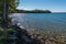 Lake Manitou shoreline landscape on Manitoulin Island