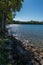 Lake Manitou shoreline landscape on Manitoulin Island