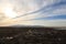 Lake Manyara landscape, Tanzania. Dramatic sky. African panorama