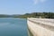 Lake Marathon Dam near Marathonos, Greece