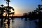 Lake Martin Multicolored Sunset in Southern Louisiana