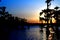 Lake Martin Multicolored Sunset in Southern Louisiana