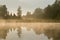 Lake Matheson water reflection in the morning