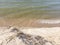 Lake Michigan sand dune cliff
