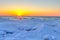 Lake Michigan Winter Sunrise Landscape