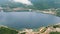 Lake in a mine quarry.