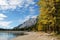 Lake Minnewanka in autumn,Canadian Rockies,Canada