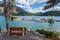 Lake Minnewanka. Famous tourist attraction for leisure activities in Banff National Park