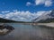 Lake Minnewanka in spring , Banff , Alberta, Canada