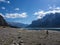 Lake Minnewanka in spring , Banff , Alberta, Canada