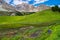 Lake miroir ceillac in queyras in hautes alpes in france